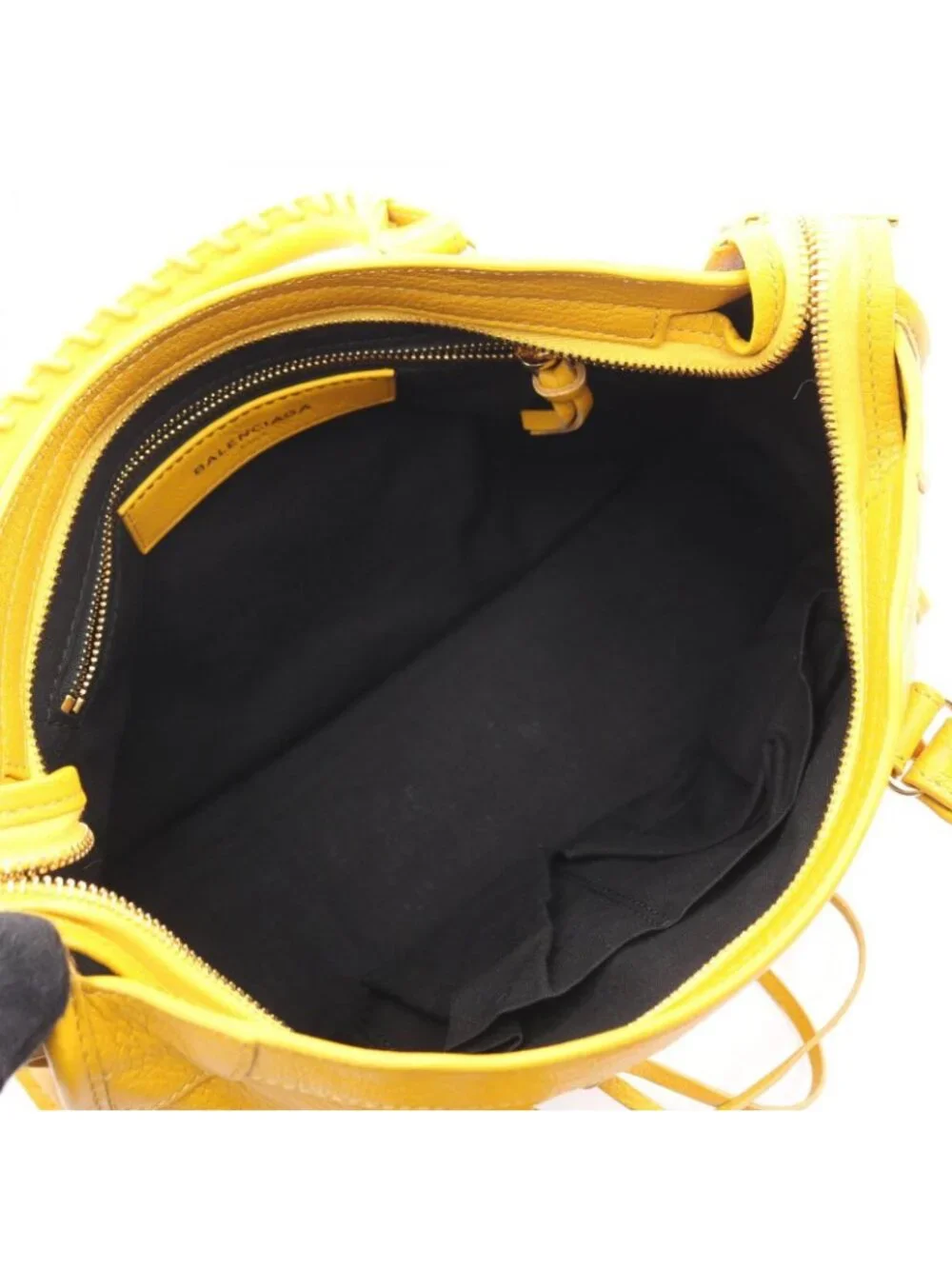 Balenciaga Handbag Classic Metallic Edge City Yellow Leather - Picture 3 of 8